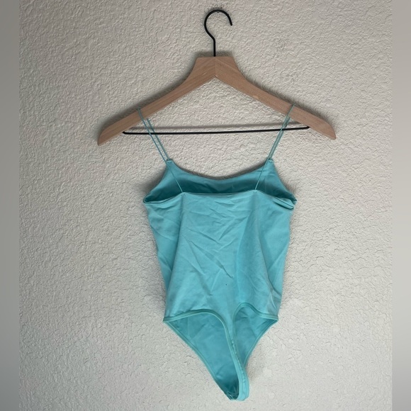 Free People Blue Skinny Strap Bodysuit - Picture 4 of 10